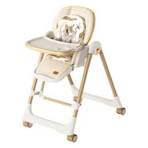 كرسي أطفال عالي كرسي بذراعين مريح للأطفال . High Chair Baby Comfortable Armchair Infant Travel High