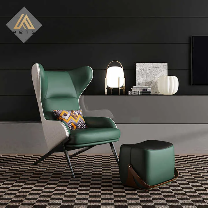 كرسي ترفيهي من الجلد ,Leather leisure chair