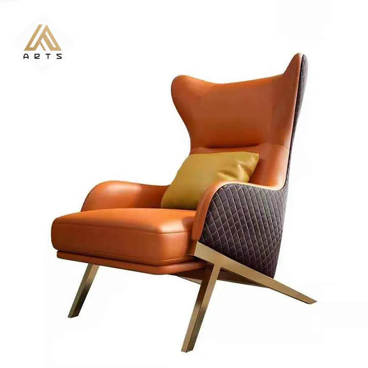 كرسي ترفيهي من الجلد ,Leather leisure chair