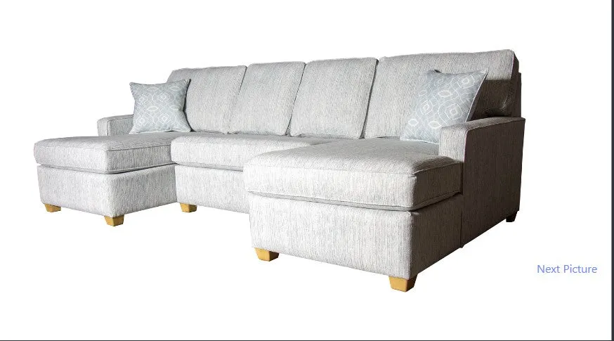ARMLESS LOVESEAT CHAISE