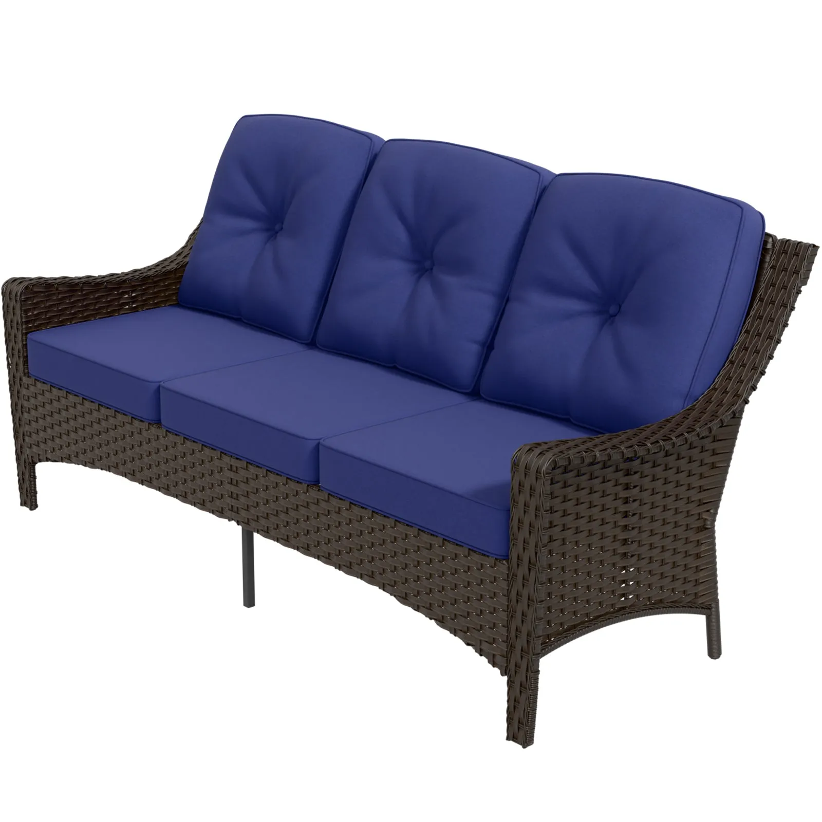 Azure Bay 3 Seat Outdoor Wicker Patio Sofa