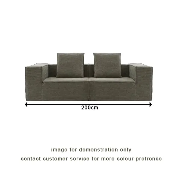 Compressible Block Sofa