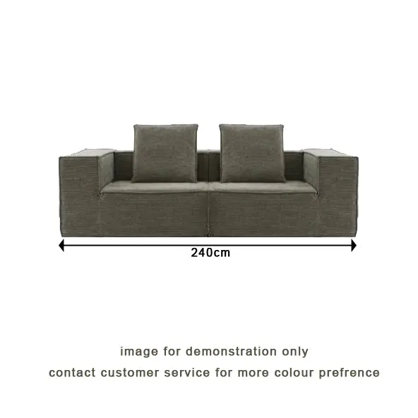 Compressible Block Sofa