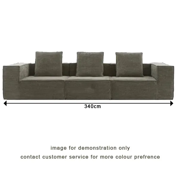 Compressible Block Sofa