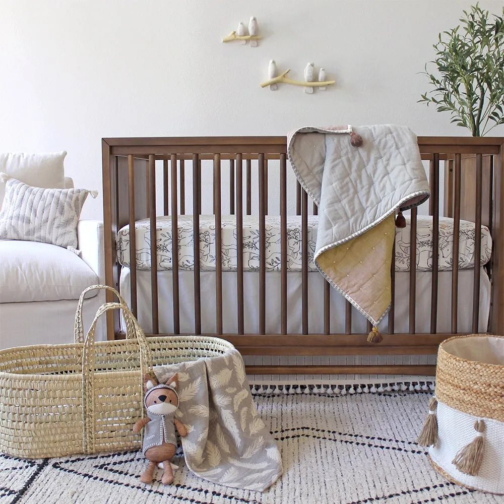 Crane Baby Ezra Collection Quilted Blanket
