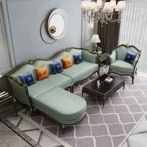 Genuine Leather Sofa .. أريكة من الجلد الأصلي