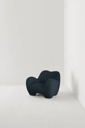 GUMMY ARMCHAIR / LOGAN CHARCOAL