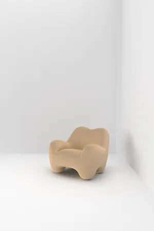 GUMMY ARMCHAIR / SAVANNE LEATHER NATURE