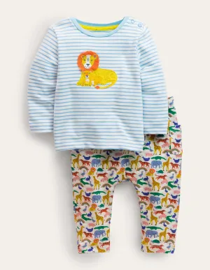 Jersey Logo Playset-Oatmeal Marl Micro Animals