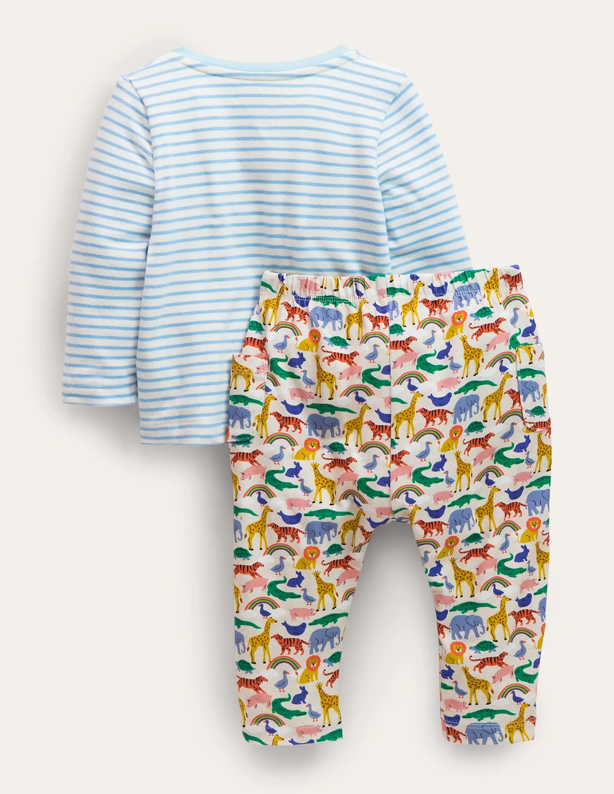 Jersey Logo Playset-Oatmeal Marl Micro Animals