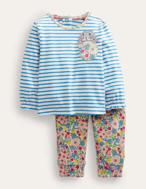 Jersey Logo Pocket Playset-Vanilla Pod Baby Fossil Floral
