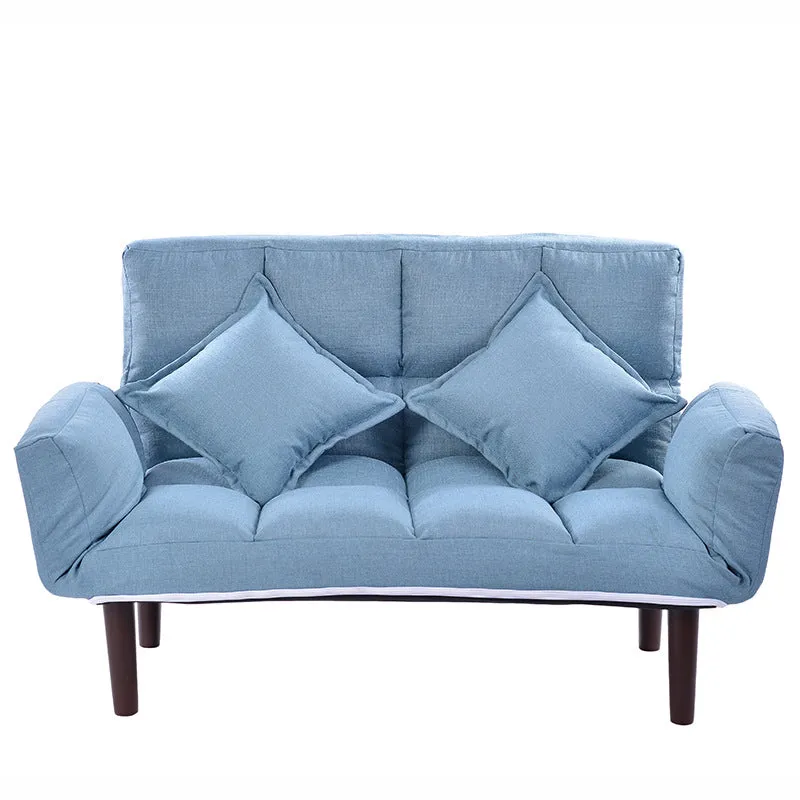 Modern Armchair Sofa Bed 5 Angle Adjustable Reclining Back and Arm Living Room Furniture Home Small Double Sofa Chair Recliner