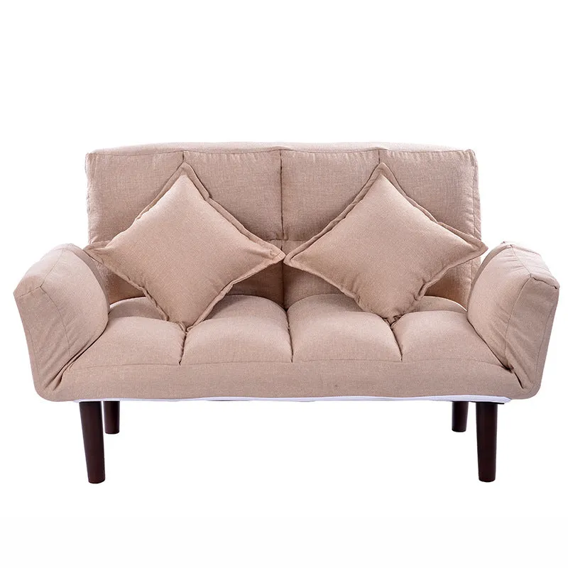 Modern Armchair Sofa Bed 5 Angle Adjustable Reclining Back and Arm Living Room Furniture Home Small Double Sofa Chair Recliner