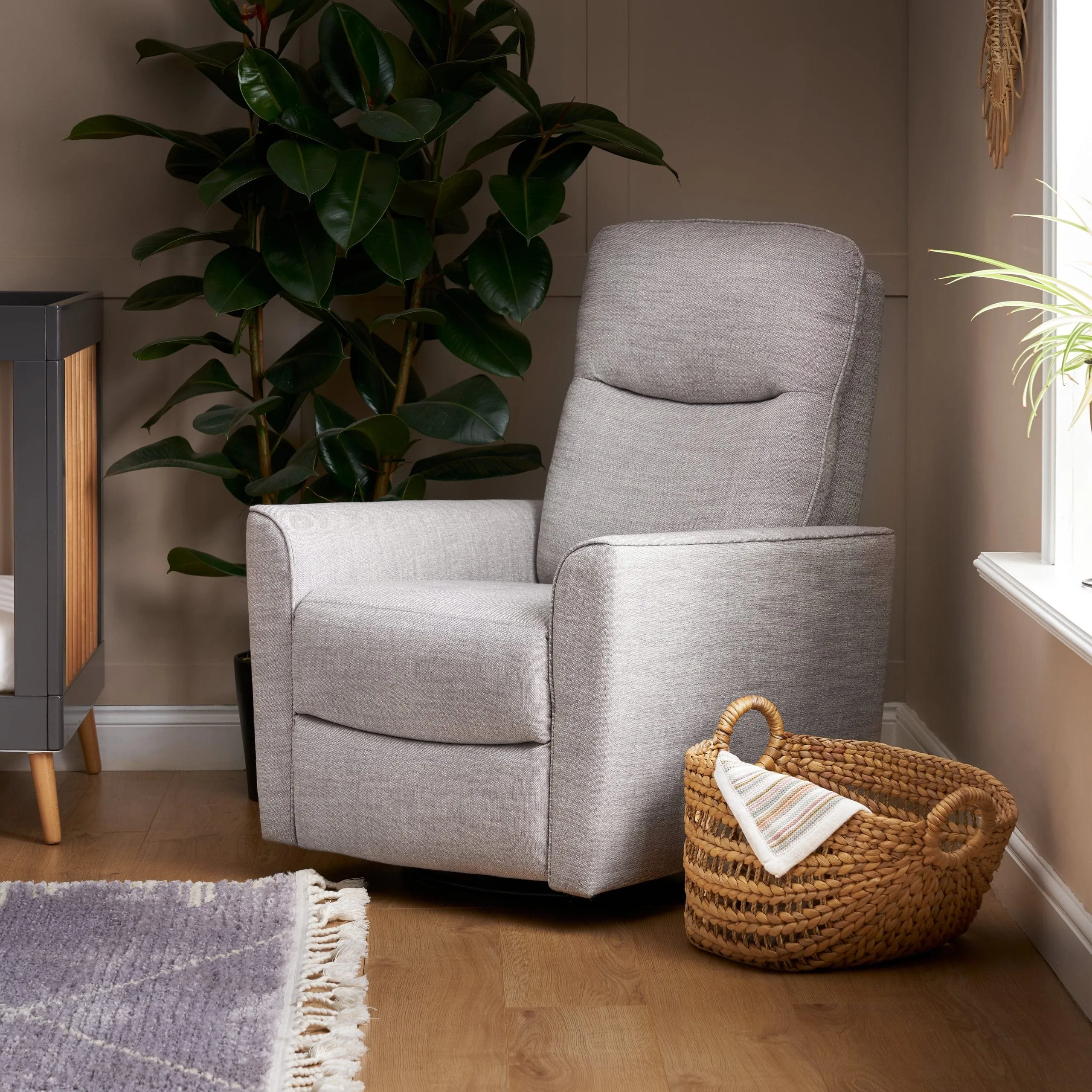Obaby - Savannah Swivel Glider Recliner Chair - Direct Delivery