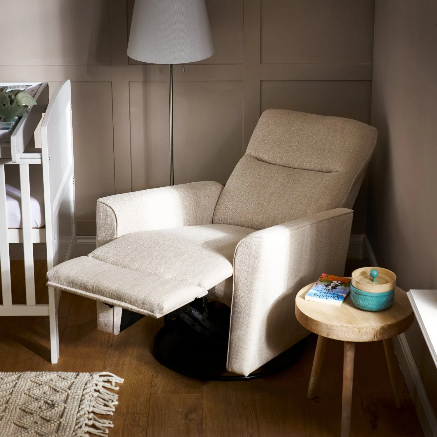 Obaby - Savannah Swivel Glider Recliner Chair - Direct Delivery