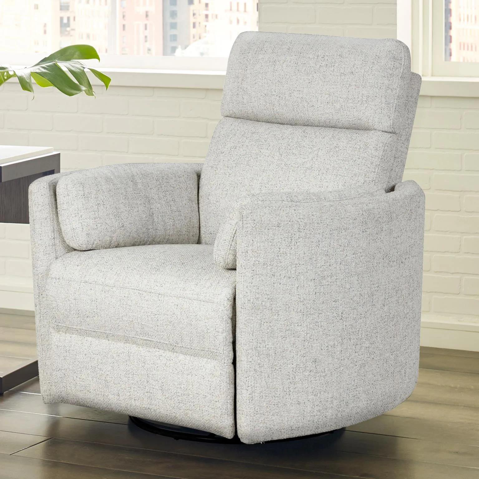 Parker House Radius Plus Power Swivel Glider Recliner with Head Tilt