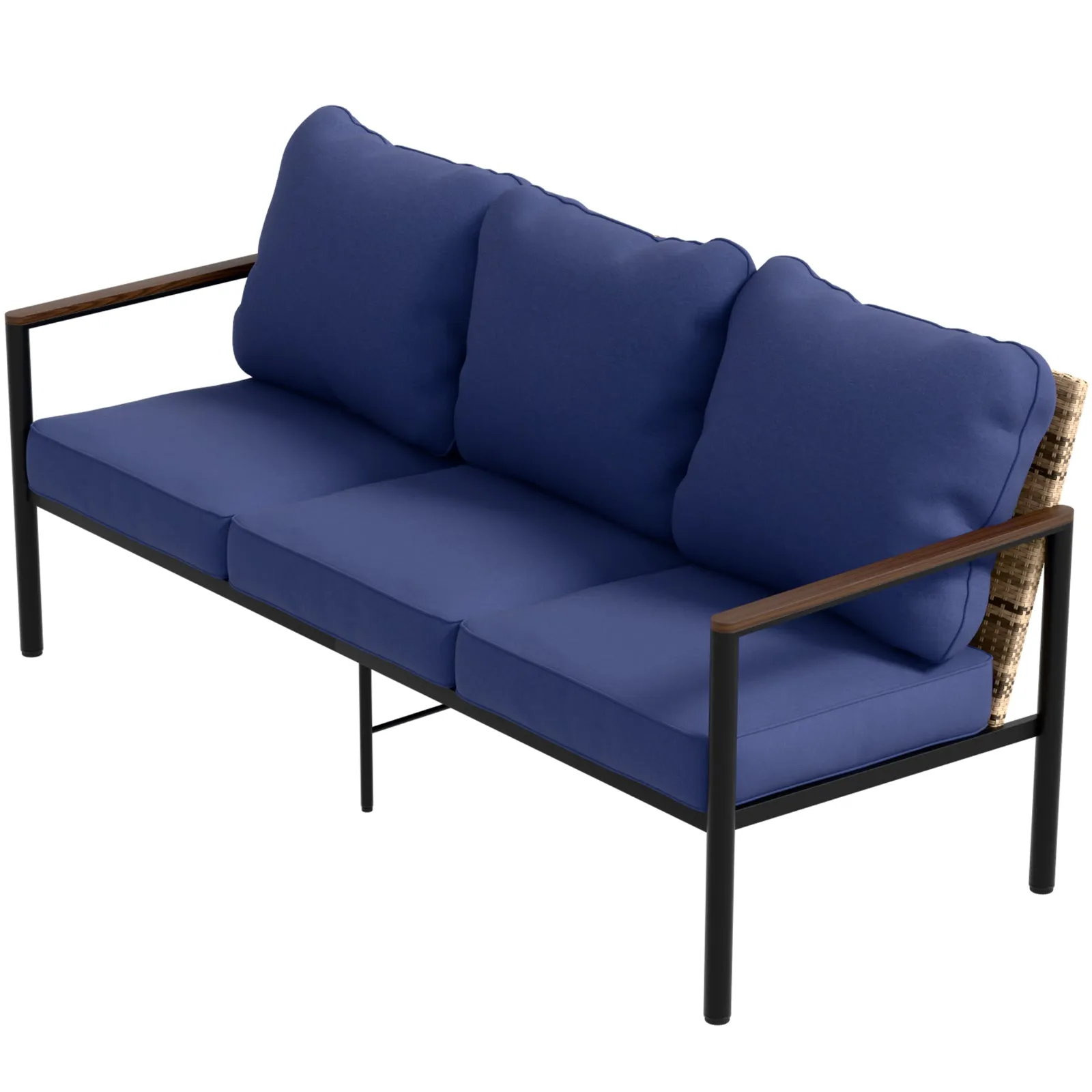 Sunset Dune Outdoor Patio Furniture, Couch 3 Seat Sofa