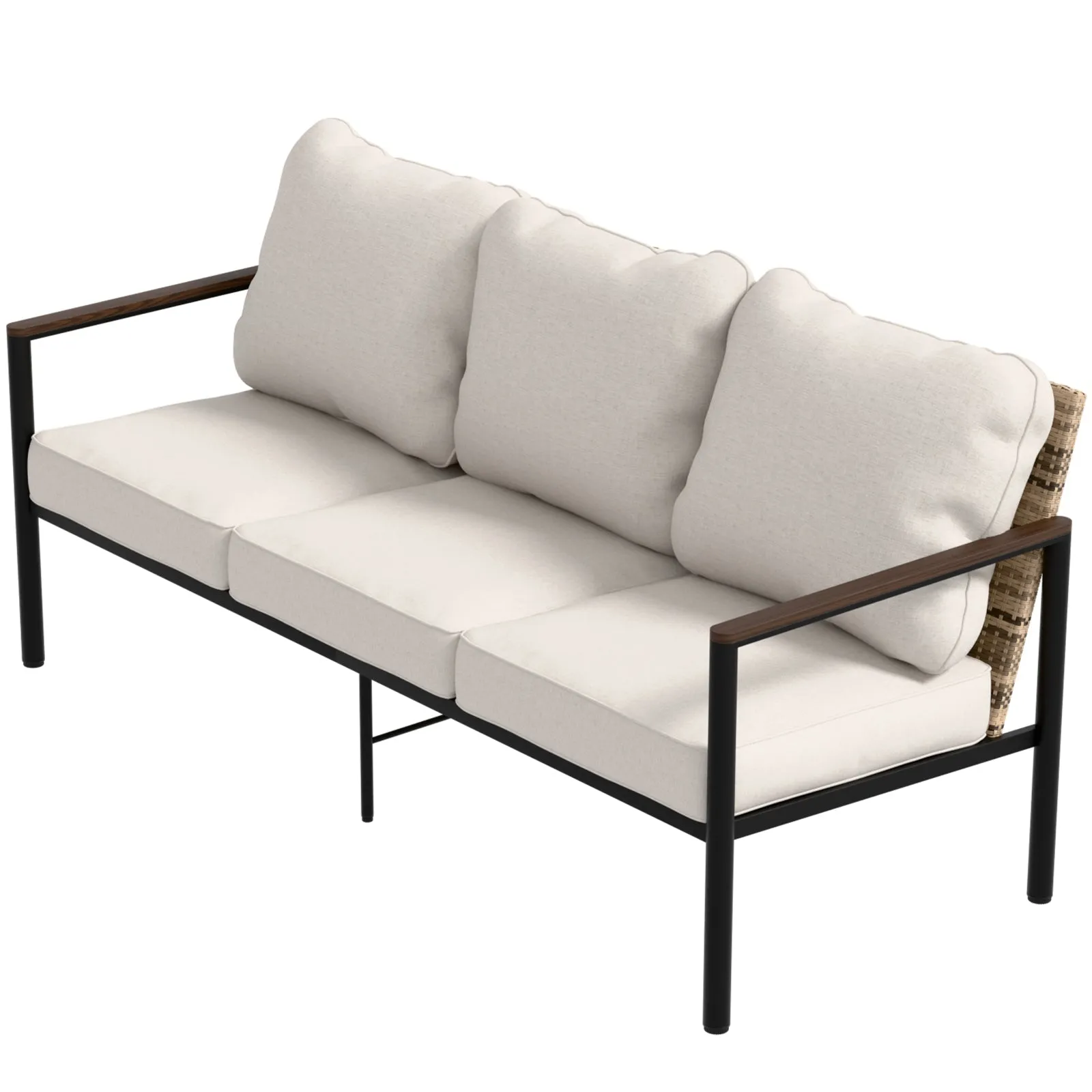 Sunset Dune Outdoor Patio Furniture, Couch 3 Seat Sofa